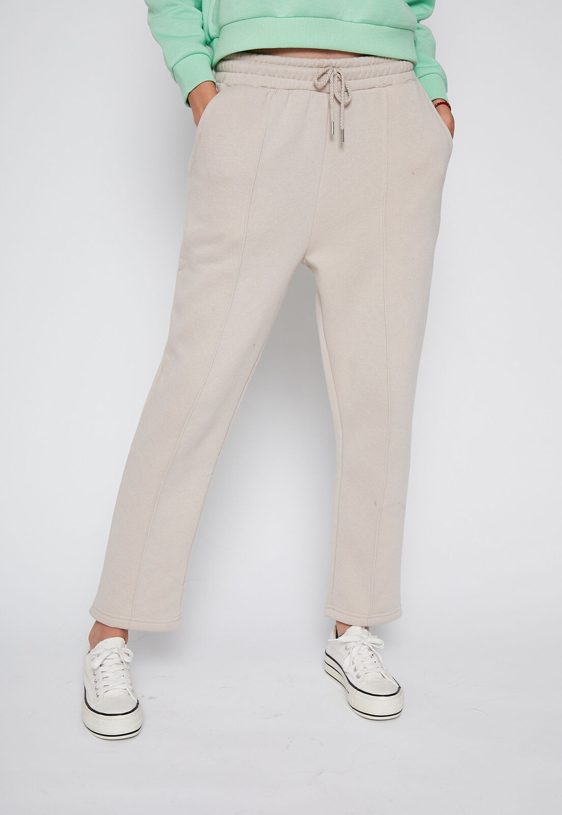 Pantalon de buzo online recto hombre