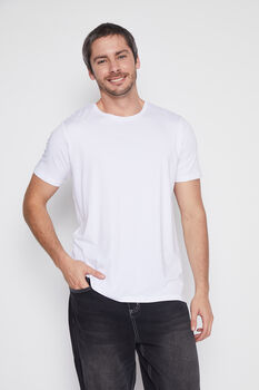 Camiseta Hombre Blanco Modal Family Shop