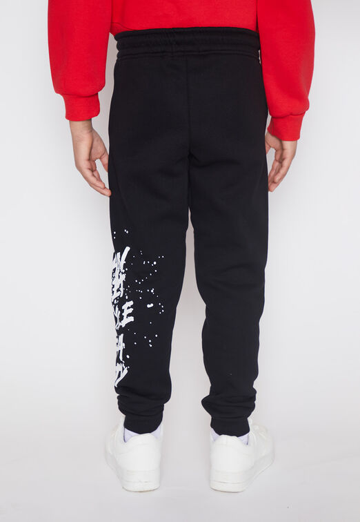 Pantalon De Buzo Nino Negro Manchas Family Shop