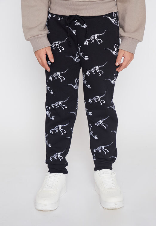 Pantalon De Buzo Nino Negro Dinosaurio Color Family Shop