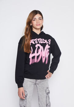 Poleron Lola Negro Love Family Shop