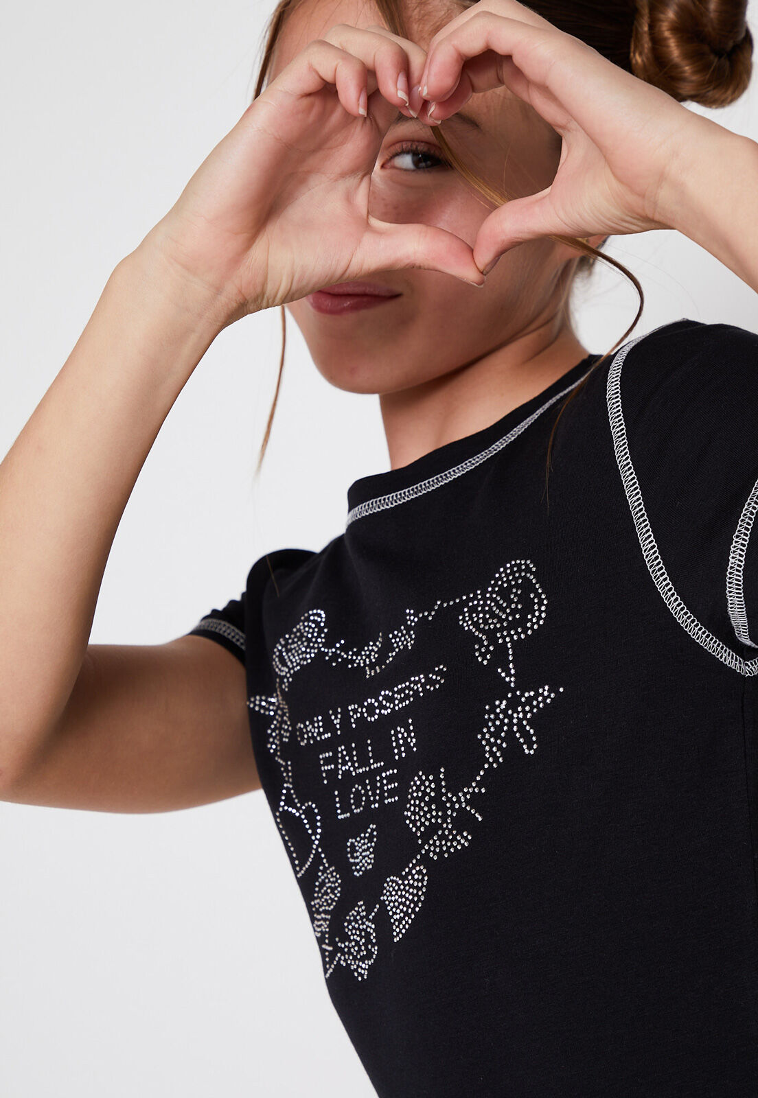 Polera clearance brillos mujer
