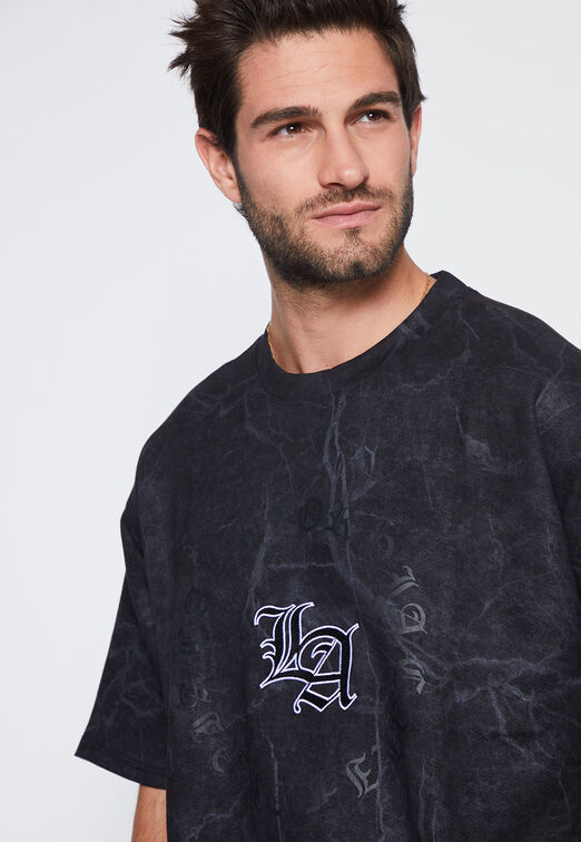 Polera Hombre Gris Manchas Family Shop