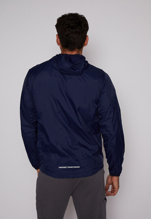 Cortaviento Con Cierre Azul Family Shop