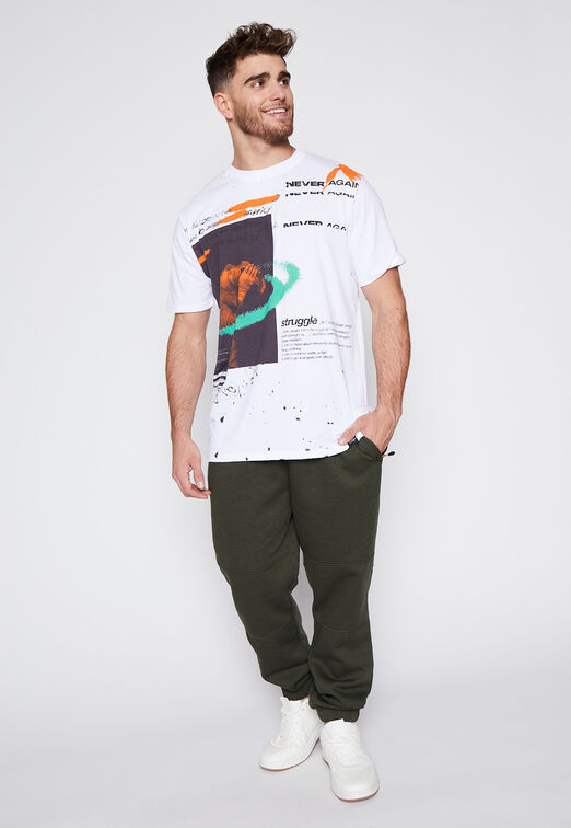 Polera Print Pinturas Blanco Family Shop