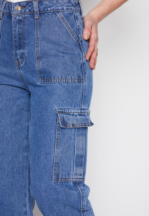 Jeans Cargo Azul Family Shop