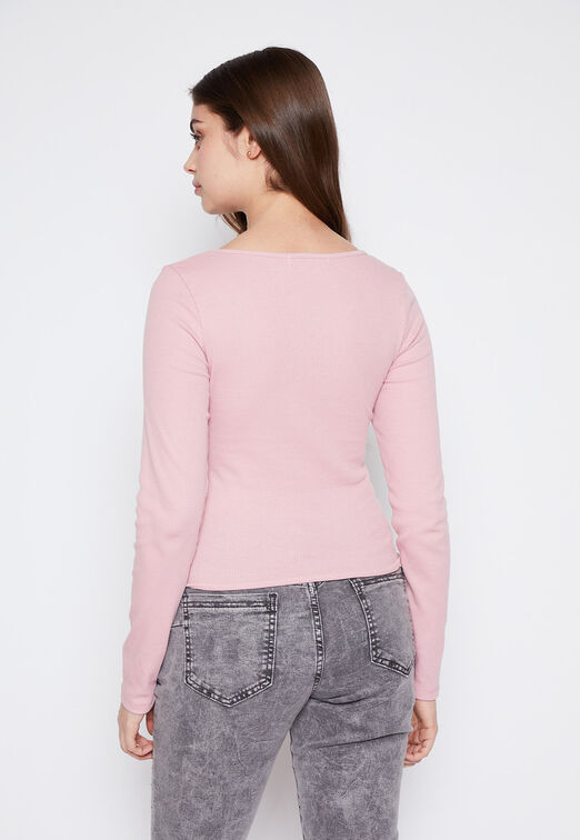 Polera Mujer Rosado Corset Family Shop