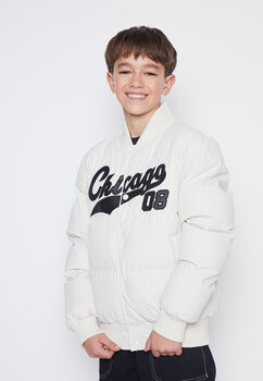 Chaqueta Lolo Blanco Bomber Chicago Family Shop