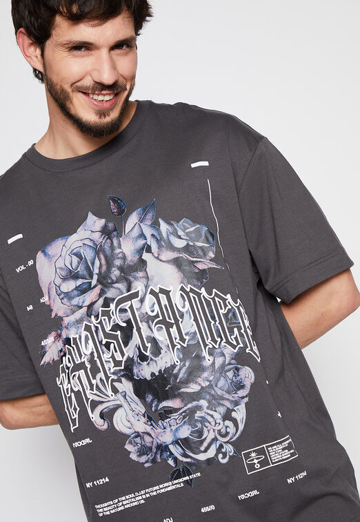 Polera Cotton Gris Family Shop