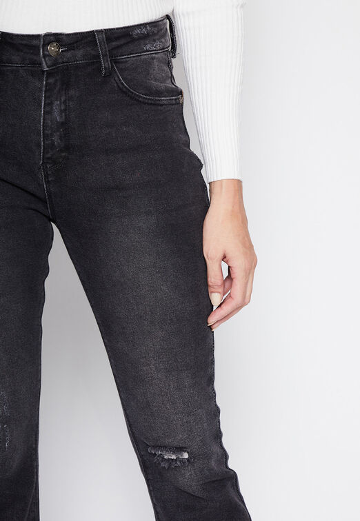 Jeans Flare Negro Family Shop