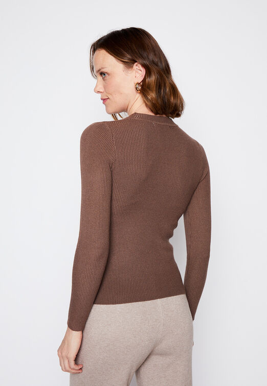 Sweater Canuton Cuello Redondo Cafe Family Shop