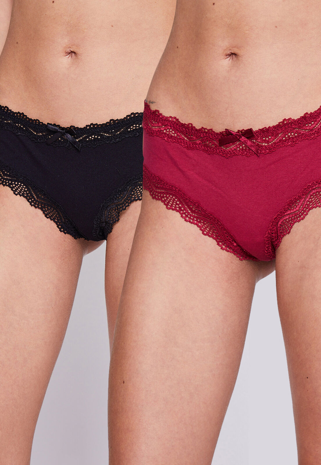 Calzon rojo best sale de encaje