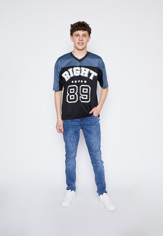 Polera Lolo Negro Deportiva Family Shop