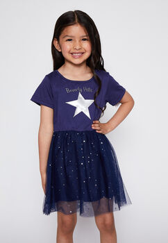Vestido Nina Azul Estrella Family Shop