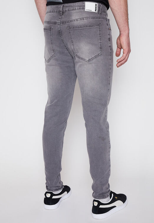 Jeans Hombre Gris Skinny Family Shop