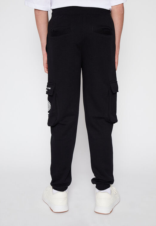 Pantalon De Buzo Print New Era Negro Family Shop