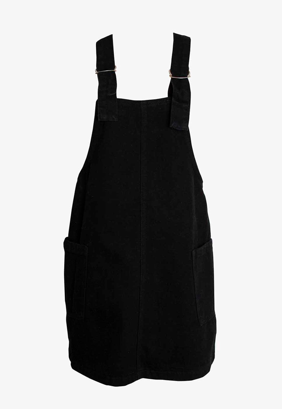 JARDINERA TEEN NI A DENIM VESTIDO NEGRO
