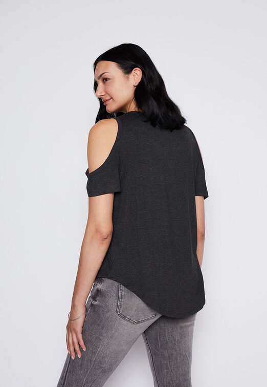 Polera Sustentable Circulo Gris Family Shop