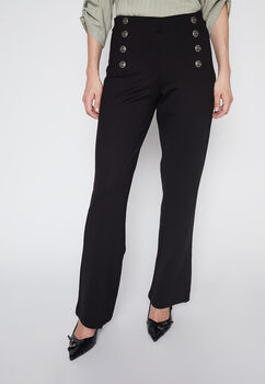 Calza Mujer Negro Marinero Family Shop