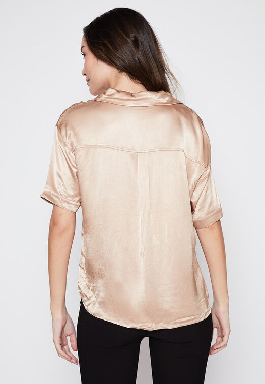 Blusa Mujer Dorado Satin Family Shop