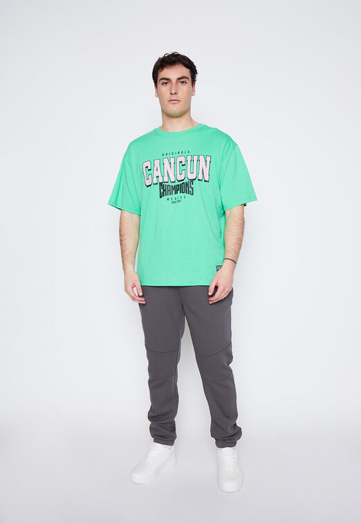 Polera Hombre Verde College Family Shop