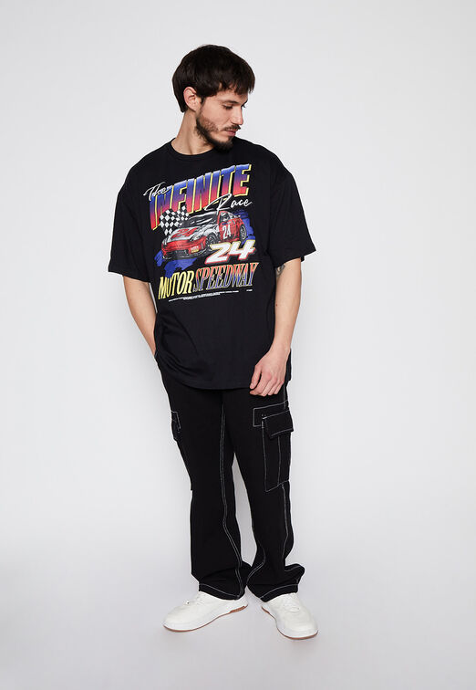 Polera Racing Negro Family Shop