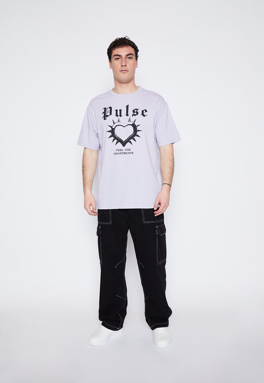 Polera Hombre Lila Pulse Family Shop