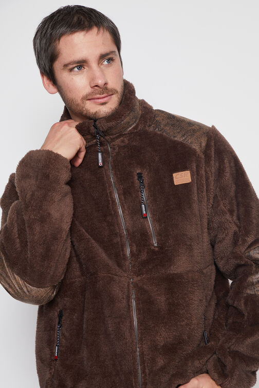 Chaqueta Hombre Cafe Peluda Family Shop