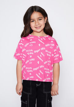 Polera Nina Fucsia Moda Family Shop