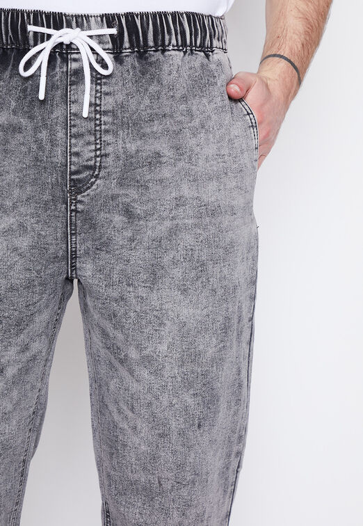 Jeans Hombre Jogger Gris Family Shop