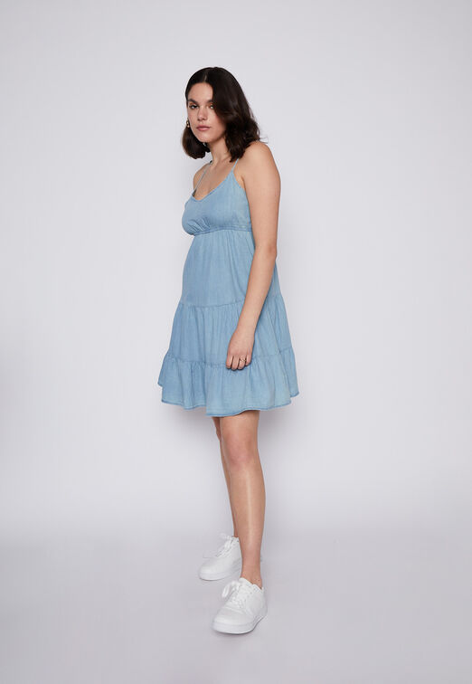 Vestido Denim Pabilo Celeste Family Shop