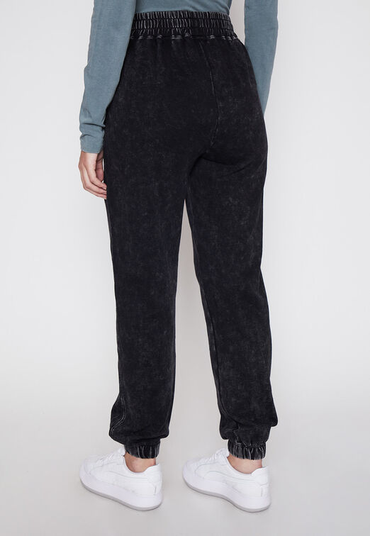 Pantalon Buzo Mujer Gris Desgastado Family Shop