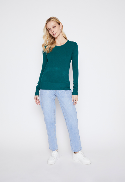 Sweater Mujer Petroleo Basic Family Shop