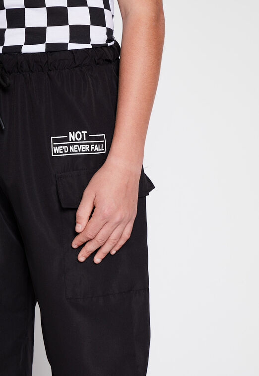 Pantalon Cargo Taslan Never Negro Family Shop
