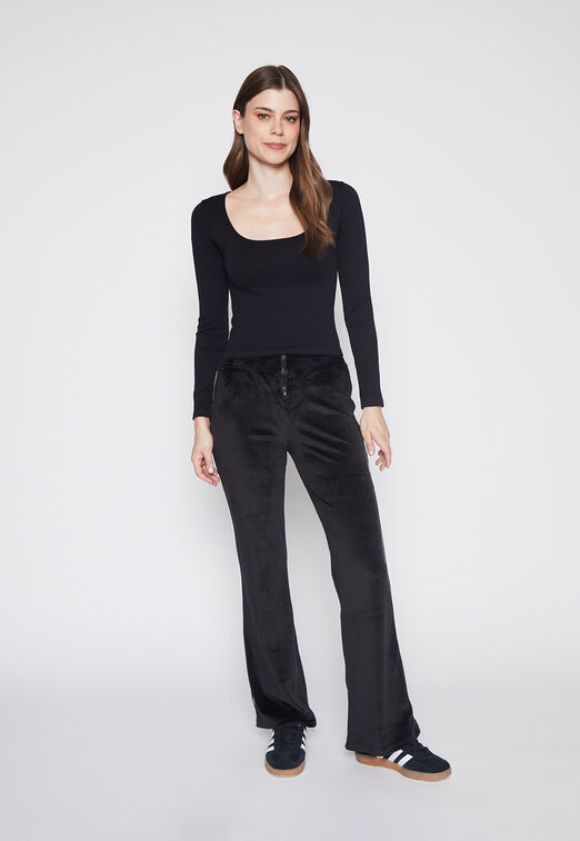 Polera Mujer Negro Seamles Family Shop