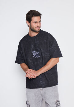 Polera Hombre Gris Manchas Family Shop