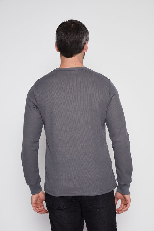 Polera Hombre Gris Wafles Family Shop