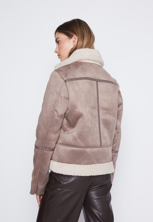Chaqueta Mujer Beige Bonded Family Shop