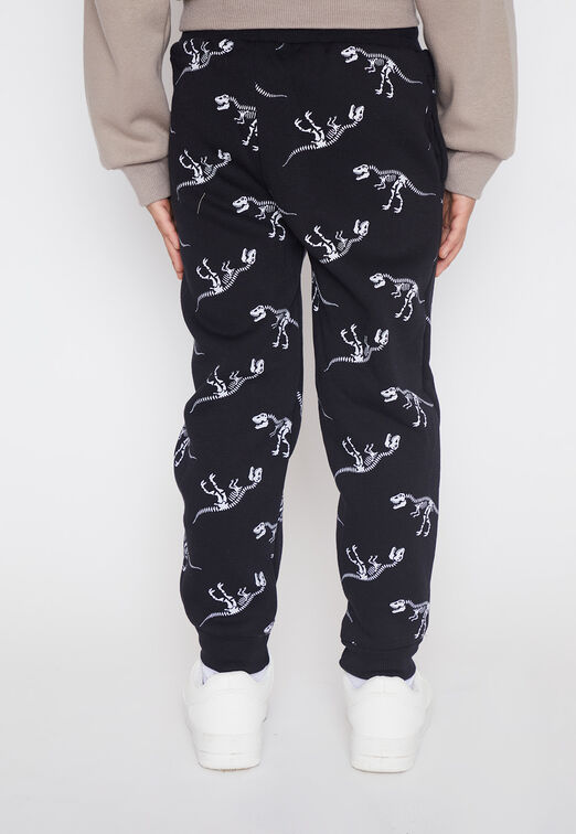 Pantalon De Buzo Nino Negro Dinosaurio Color Family Shop