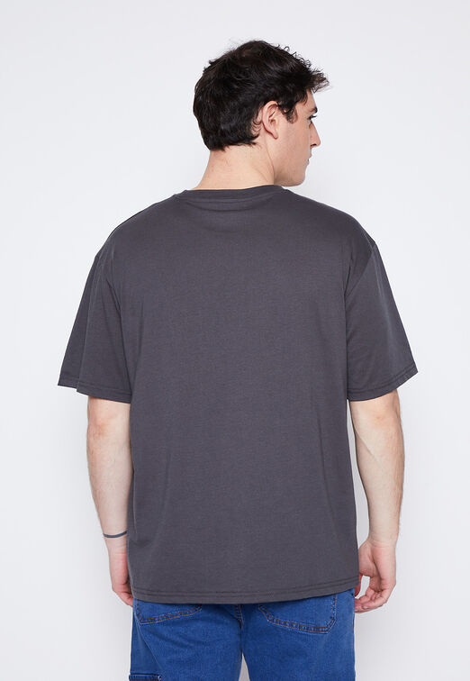 Polera Hombre Gris College Family Shop