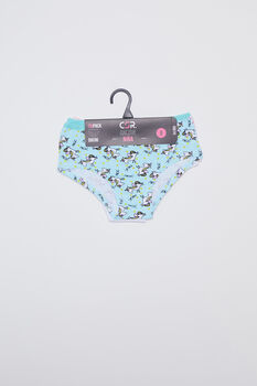 Nina  Calzon 3 Pares  Celeste  Bikini Family Shop