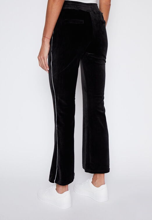 Pantalon Buzo Mujer Negro Plush Recto Family Shop