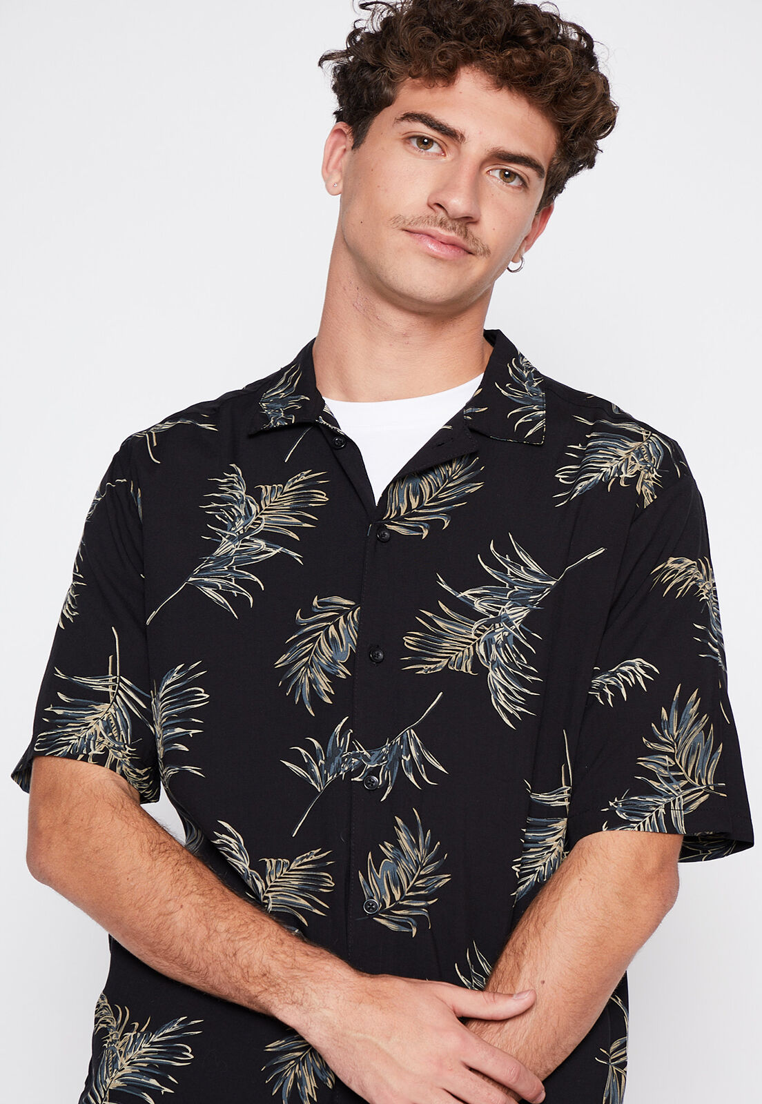 Camisa viscosa hombre best sale