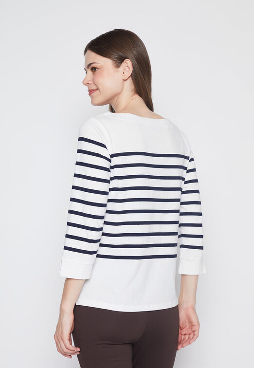 Polera Mujer Blanco Old Money Family Shop