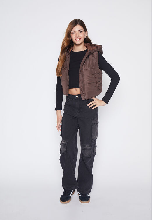 Parka Lola Cafe Sin Mangas Crop Family Shop