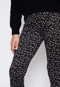 Calza Forrada Termica Negro Family Shop