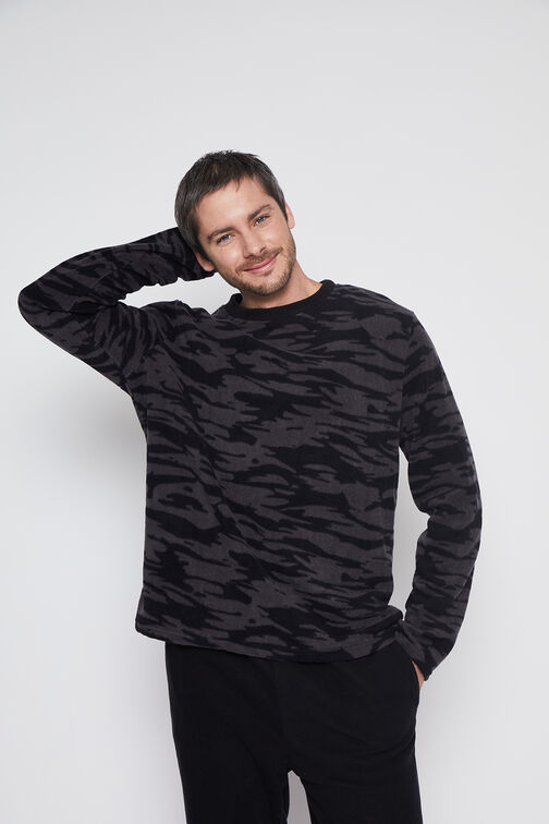 Pijama Hombre Azul Polar Liso Family Shop