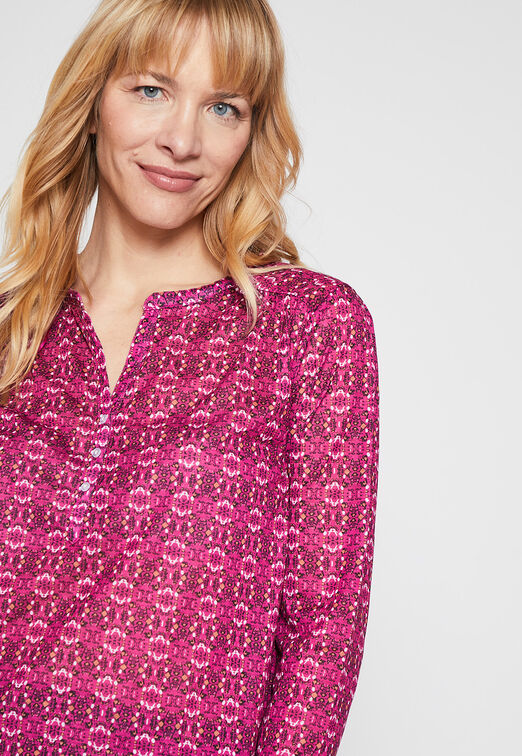 Blusa Manga 3/4  Mao Fucsia Family Shop
