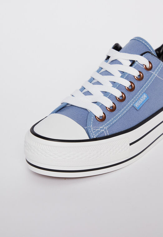Zapatilla Lona Azul T.36-41 Family Shop