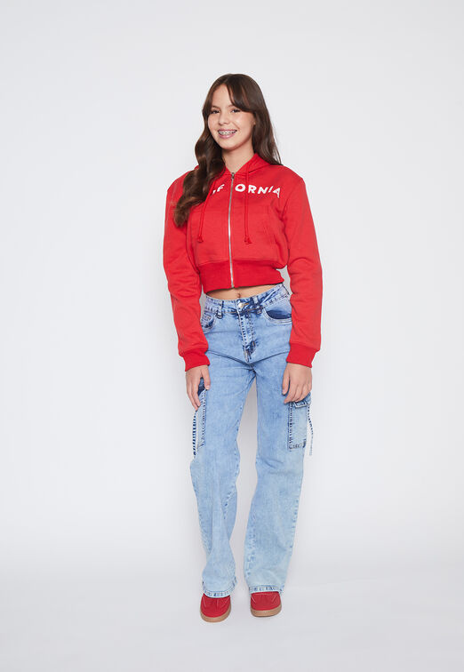 Poleron Lola Rojo California Family Shop
